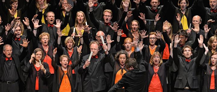 Das Junge Vokalensemble Hannover singt zu Gunsten des Hauses der Religionen. Das Junge Vokalensemble Hannover singt zu Gunsten des Hauses der Religionen.